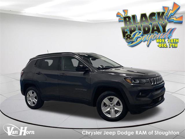 used 2022 Jeep Compass car, priced at $19,351