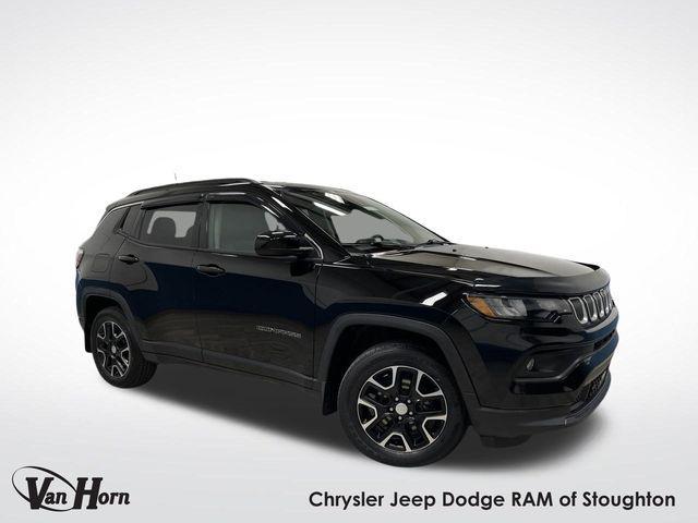 used 2022 Jeep Compass car, priced at $18,110