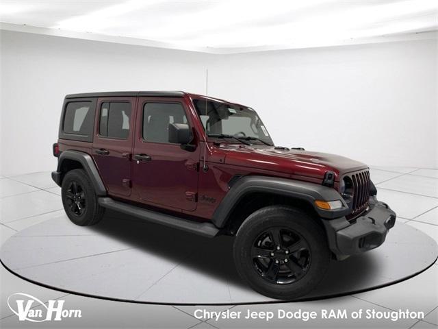 used 2022 Jeep Wrangler Unlimited car, priced at $36,633