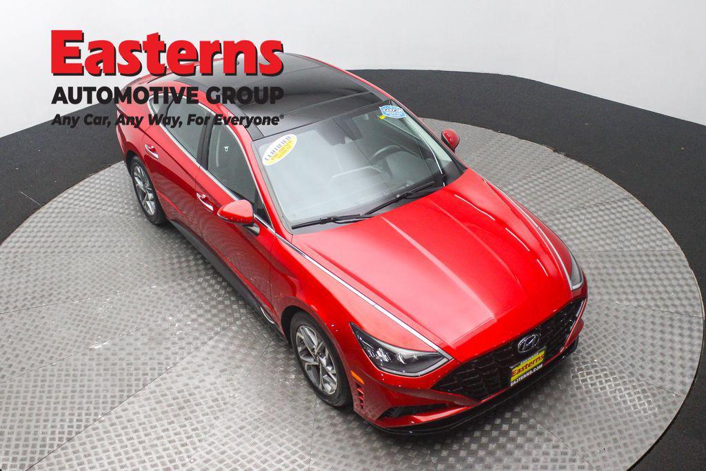 used 2021 Hyundai Sonata car, priced at $17,950
