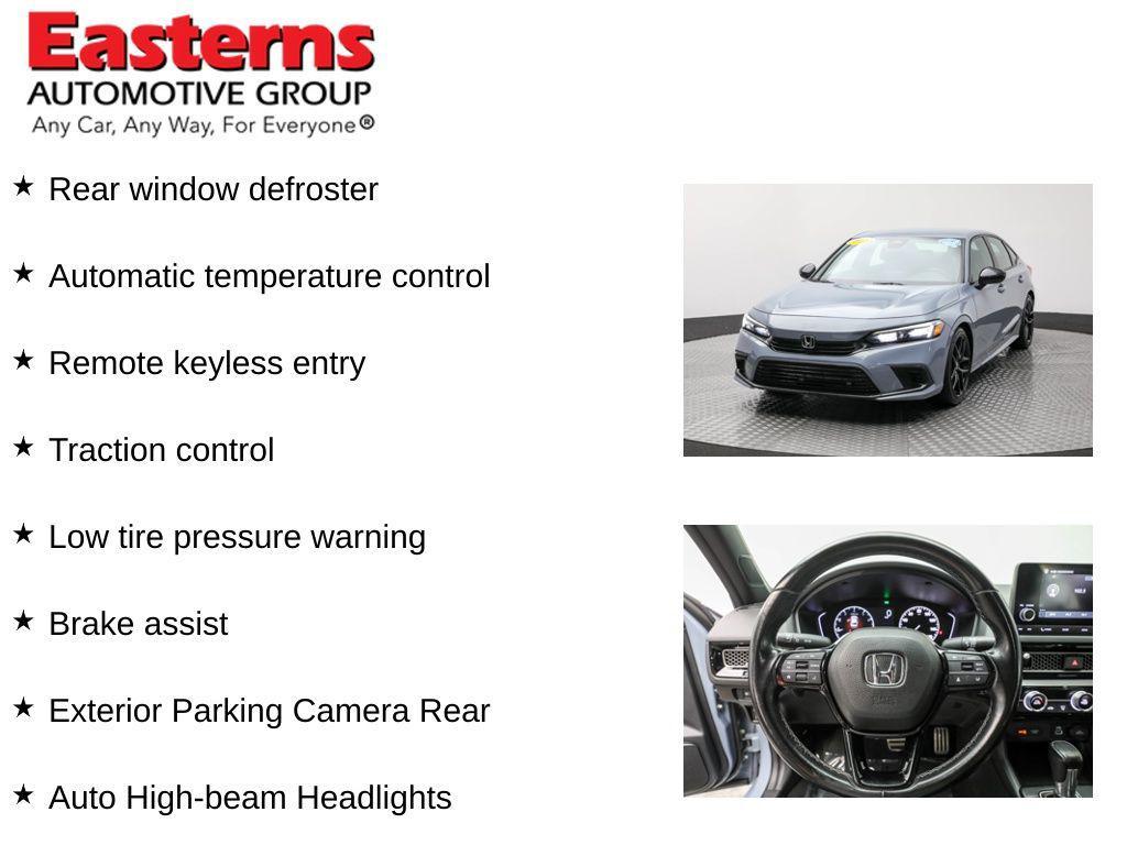 used 2023 Honda Civic car, priced at $22,490