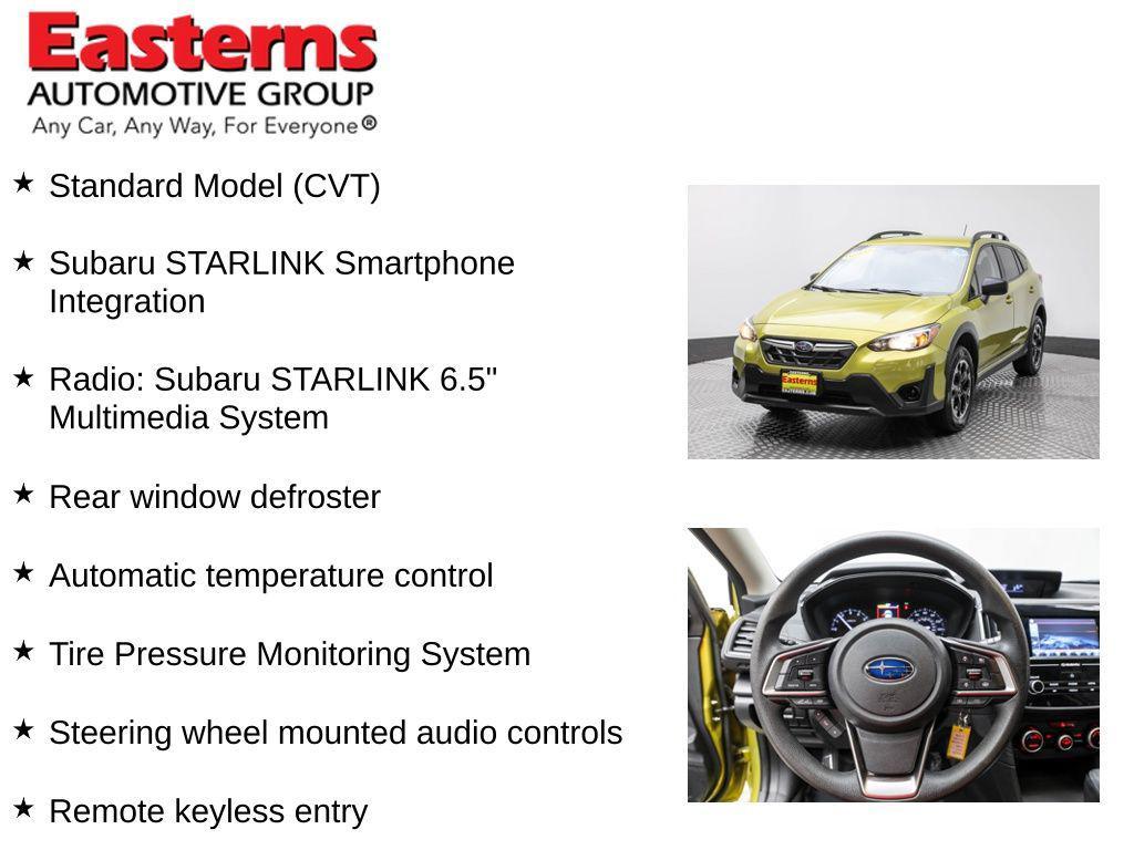 used 2021 Subaru Crosstrek car, priced at $19,650