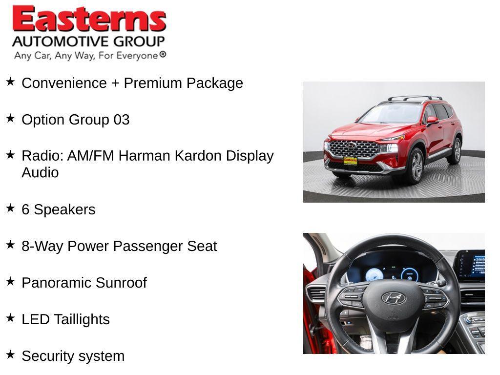 used 2022 Hyundai Santa Fe car, priced at $22,990