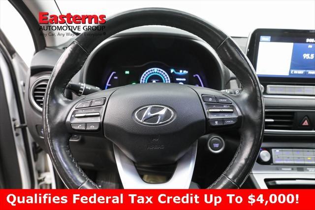 used 2020 Hyundai Kona EV car, priced at $20,350