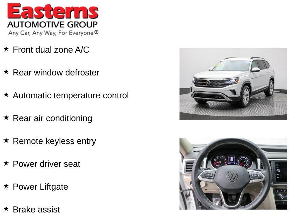 used 2021 Volkswagen Atlas car, priced at $24,950