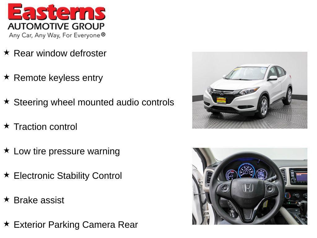 used 2018 Honda HR-V car, priced at $16,950