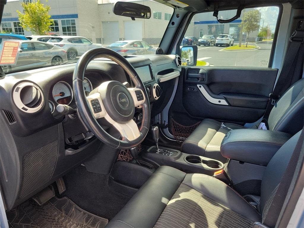 used 2012 Jeep Wrangler Unlimited car, priced at $12,848