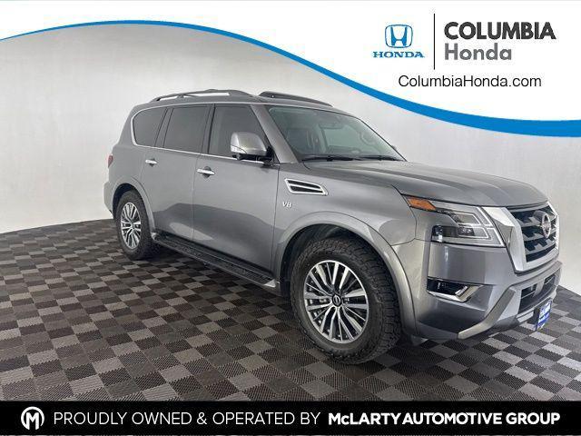 used 2021 Nissan Armada car, priced at $33,200