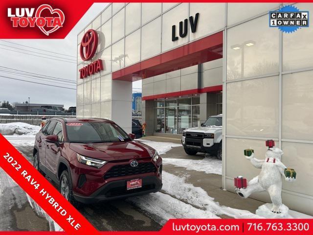 used 2022 Toyota RAV4 Hybrid car, priced at $30,000