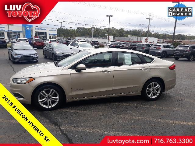 used 2018 Ford Fusion Hybrid car, priced at $17,500
