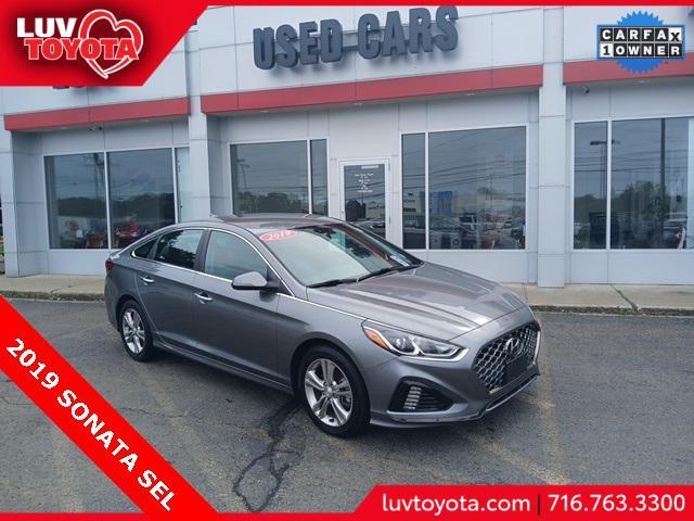 used 2019 Hyundai Sonata car, priced at $14,732