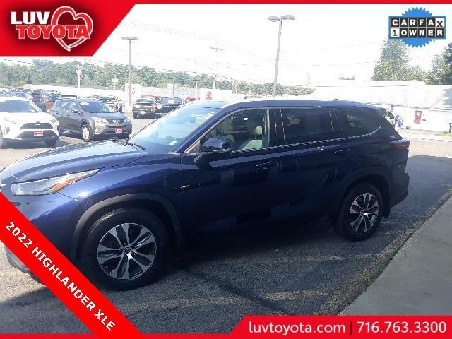 used 2022 Toyota Highlander car, priced at $35,435