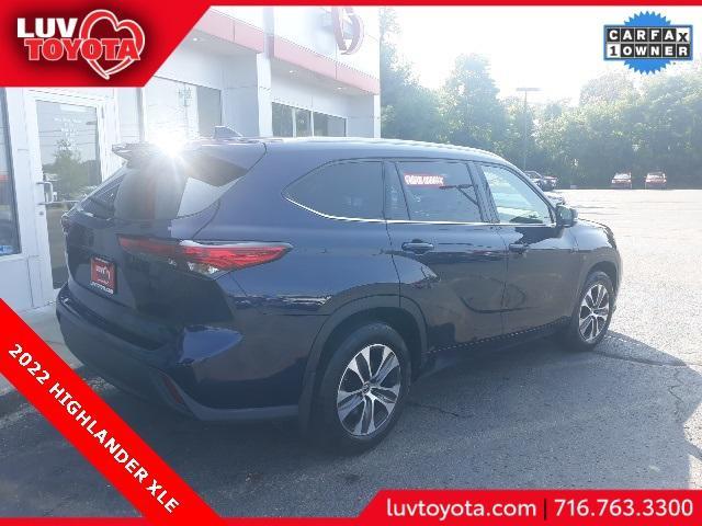 used 2022 Toyota Highlander car, priced at $35,435