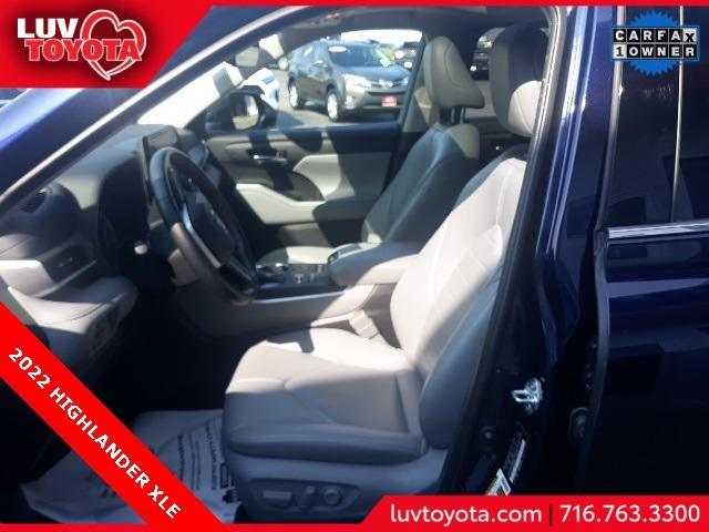 used 2022 Toyota Highlander car, priced at $35,435