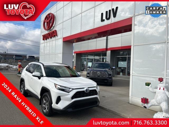 used 2024 Toyota RAV4 Hybrid car, priced at $35,200