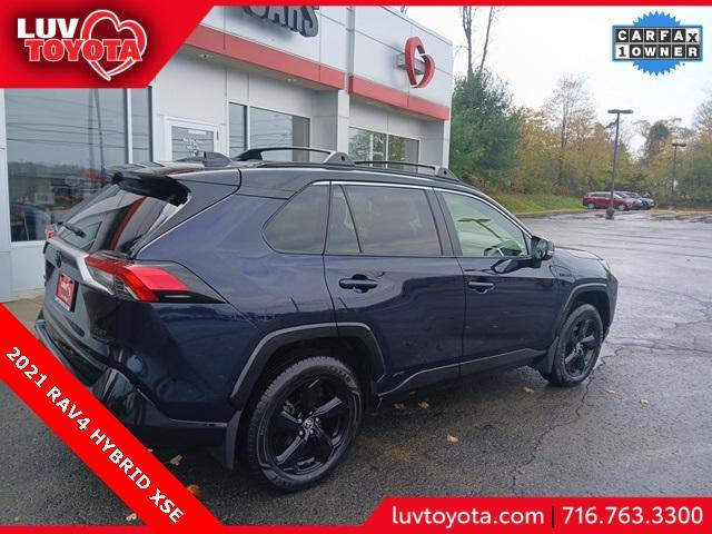 used 2021 Toyota RAV4 Hybrid car, priced at $34,428