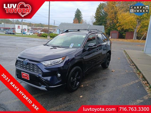 used 2021 Toyota RAV4 Hybrid car, priced at $34,428