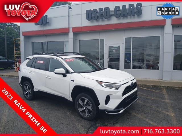 used 2021 Toyota RAV4 Prime car, priced at $29,400