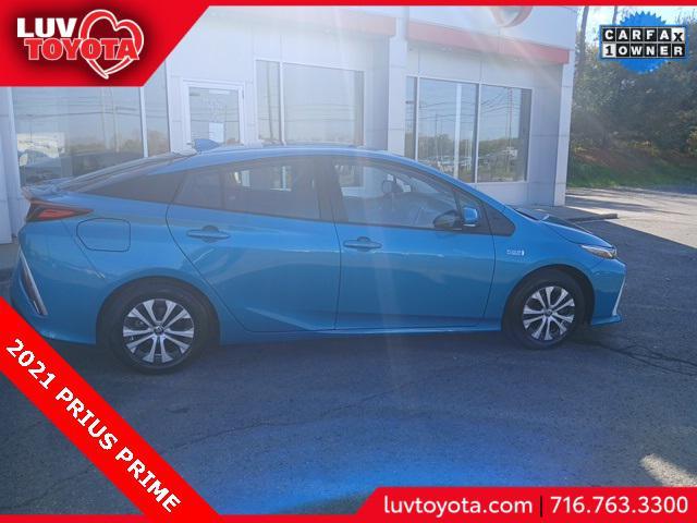 used 2021 Toyota Prius Prime car, priced at $27,418