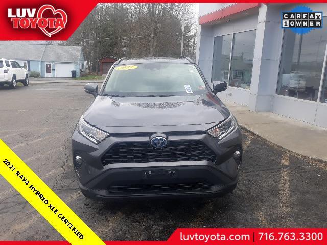 used 2021 Toyota RAV4 Hybrid car, priced at $32,000