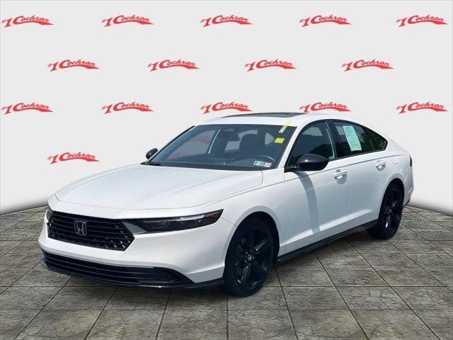 used 2023 Honda Accord Hybrid car, priced at $29,500