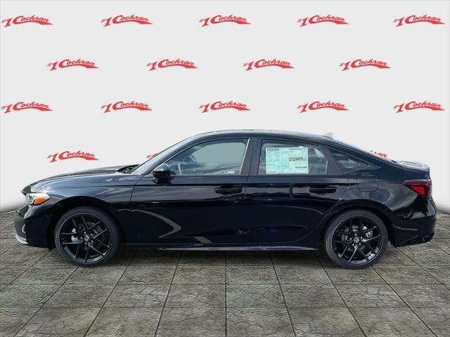 new 2025 Honda Civic Hybrid car, priced at $30,100