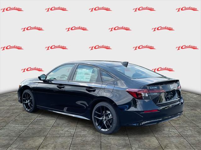 new 2025 Honda Civic Hybrid car, priced at $30,100