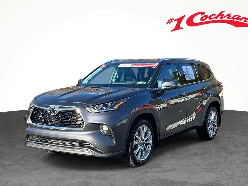 used 2021 Toyota Highlander car, priced at $29,998