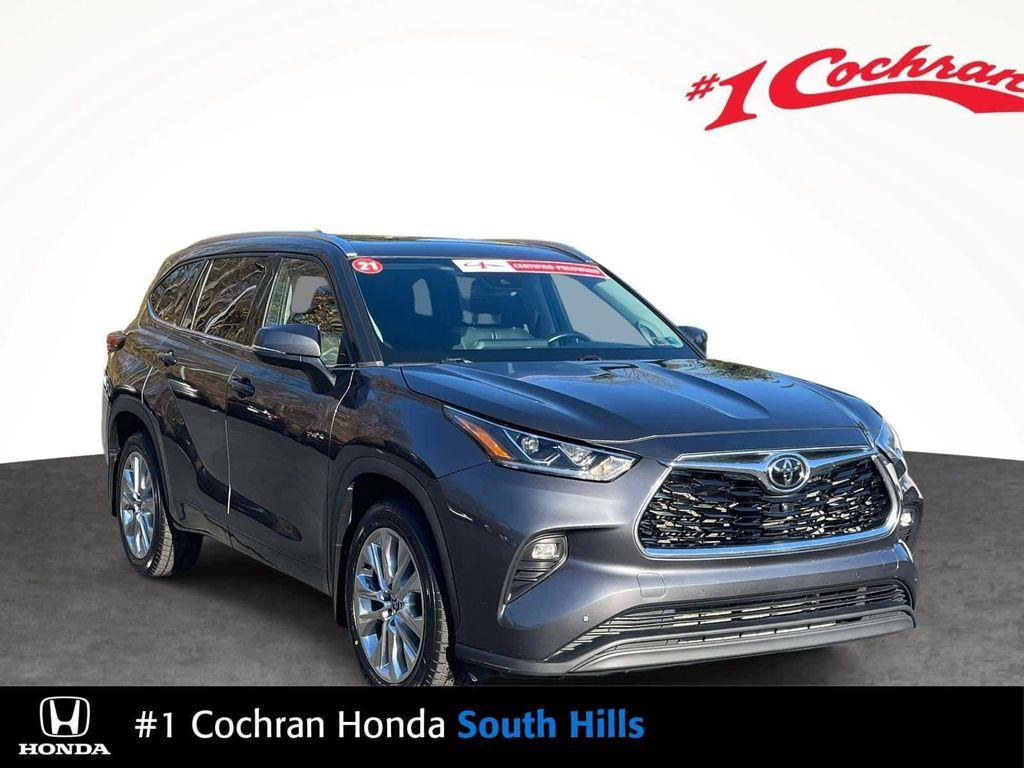 used 2021 Toyota Highlander car, priced at $29,998