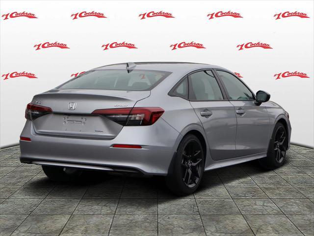 new 2025 Honda Civic Hybrid car, priced at $29,845