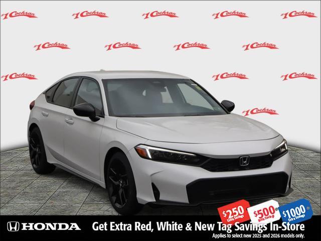 new 2025 Honda Civic car, priced at $29,055