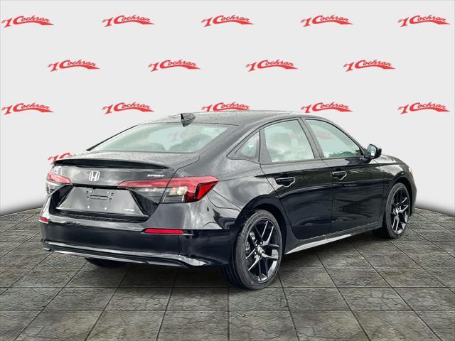 new 2025 Honda Civic Hybrid car, priced at $30,100