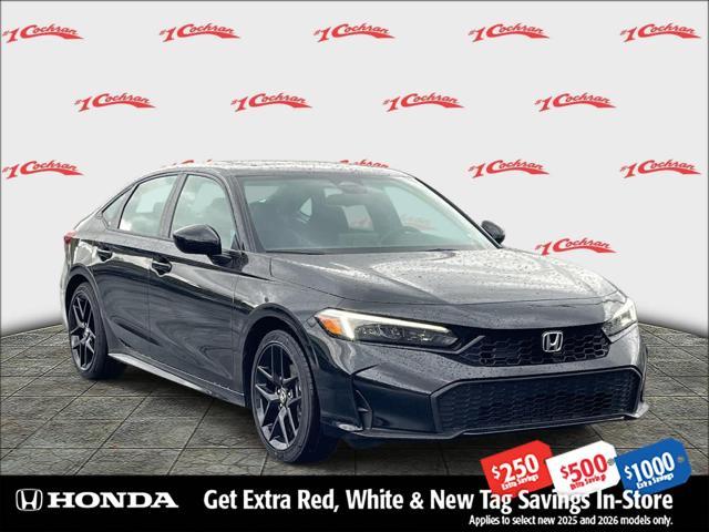 new 2025 Honda Civic Hybrid car, priced at $30,100