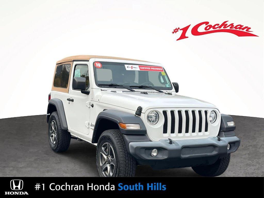 used 2019 Jeep Wrangler car, priced at $23,998