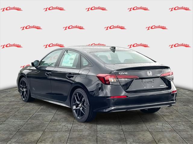 new 2025 Honda Civic Hybrid car, priced at $30,100