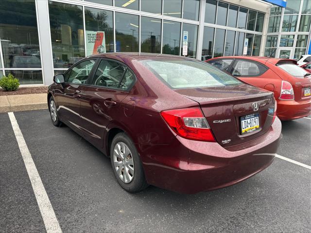 used 2012 Honda Civic car, priced at $8,668