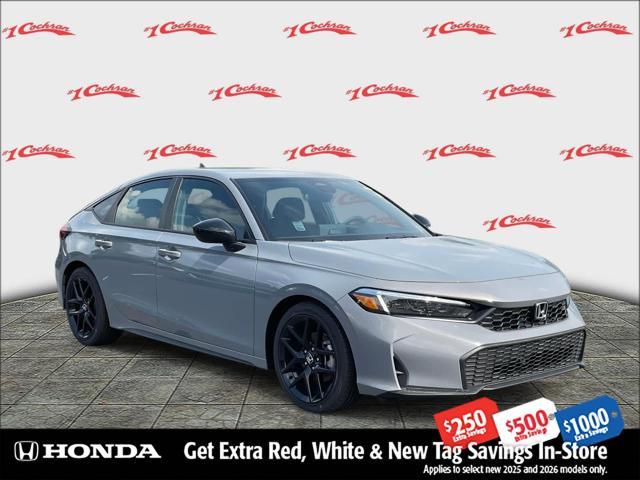 new 2025 Honda Civic car, priced at $29,055