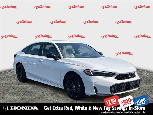 new 2026 Honda Civic Hybrid car, priced at $30,900