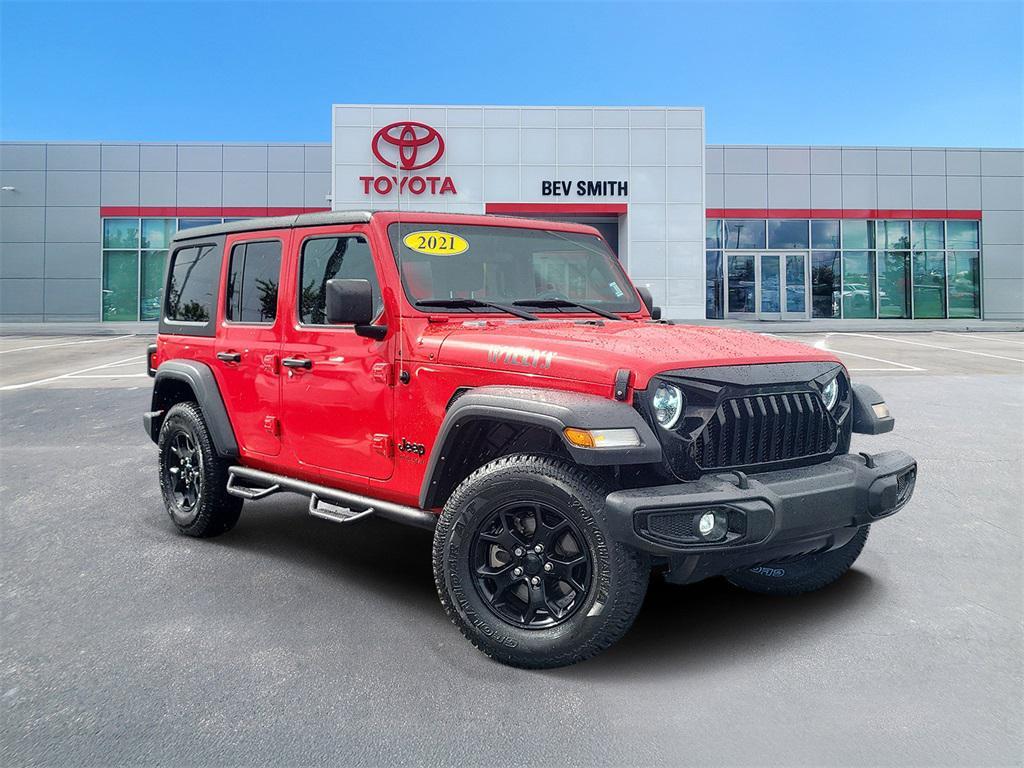 used 2021 Jeep Wrangler car, priced at $33,346