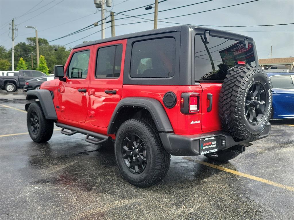 used 2021 Jeep Wrangler car, priced at $33,346