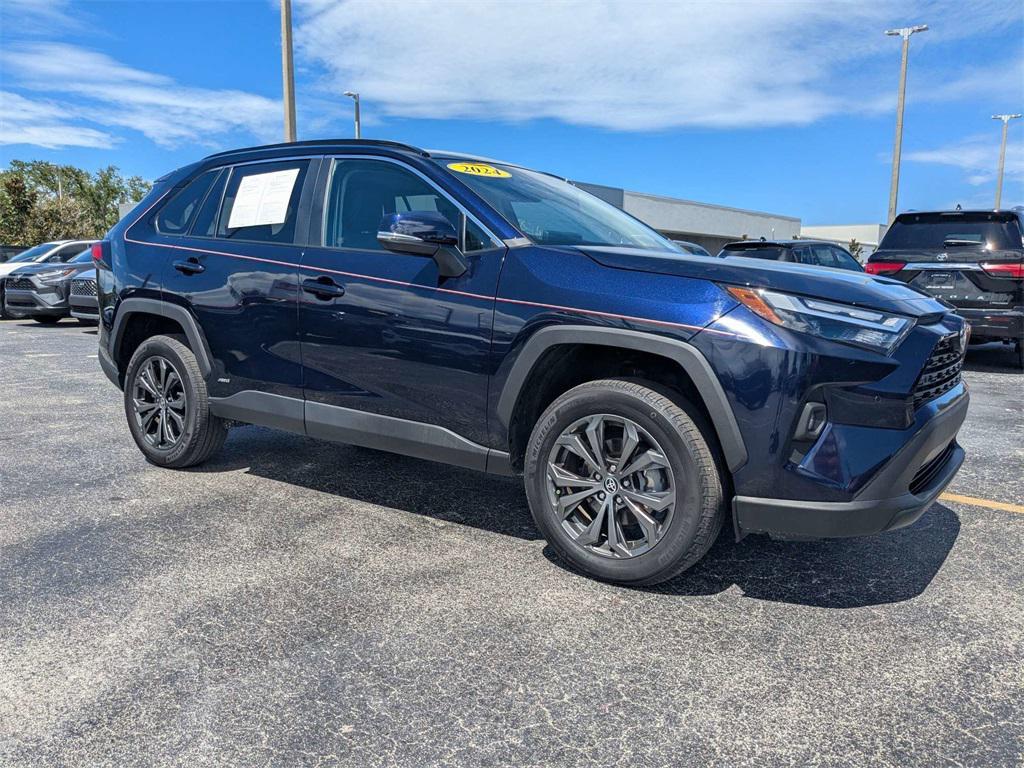 used 2024 Toyota RAV4 Hybrid car, priced at $37,185