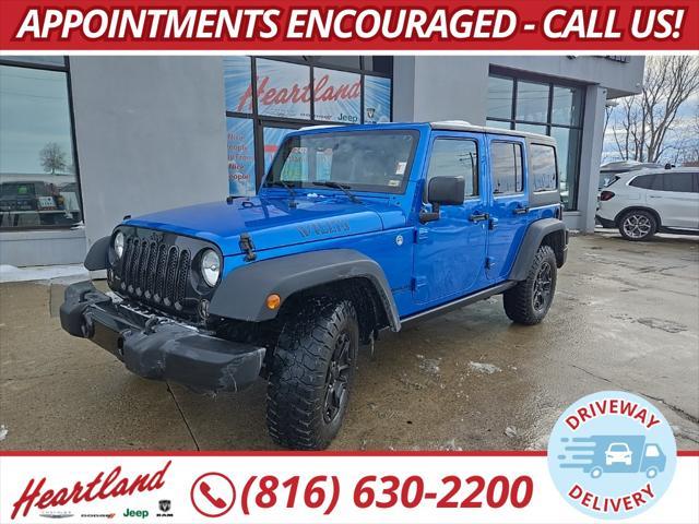 used 2015 Jeep Wrangler Unlimited car, priced at $17,988