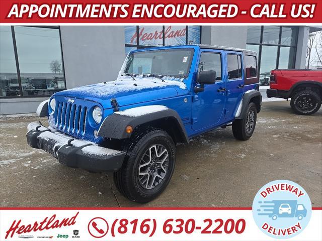 used 2015 Jeep Wrangler Unlimited car, priced at $17,988