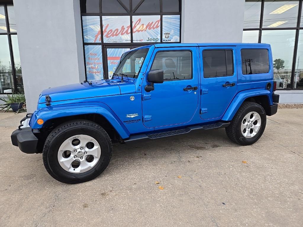 used 2015 Jeep Wrangler Unlimited car, priced at $23,995