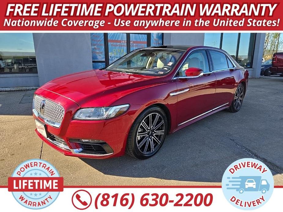 used 2019 Lincoln Continental car, priced at $29,500