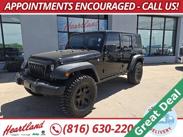 used 2018 Jeep Wrangler JK Unlimited car, priced at $19,988