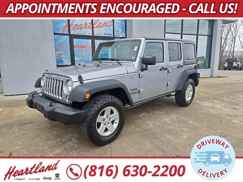 used 2016 Jeep Wrangler Unlimited car, priced at $21,500