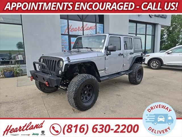 used 2016 Jeep Wrangler Unlimited car, priced at $21,988