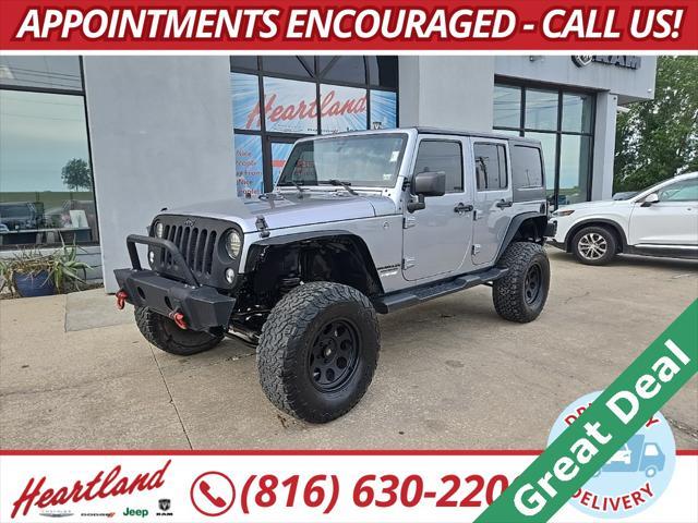 used 2016 Jeep Wrangler Unlimited car, priced at $21,988
