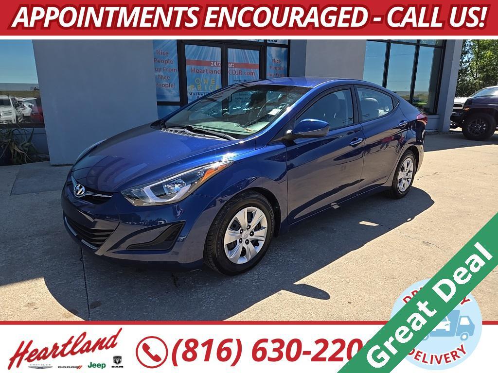 used 2016 Hyundai Elantra car, priced at $7,500